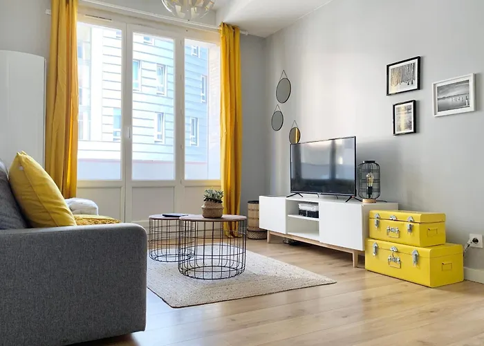 #d6 Hello Sunshine T3 Sleeps 6 Caserne De Bonne Apartament *